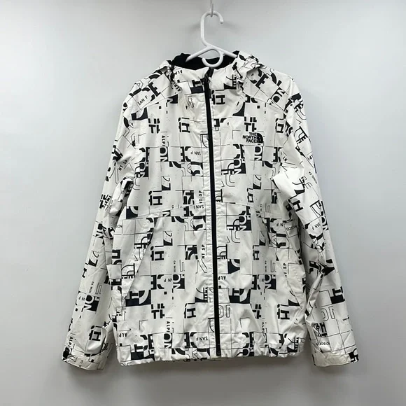 Tnf white broken grid clearance logo print